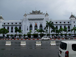 Yangon de koloniale stad