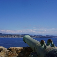 kust vanuit fort Saint-Tropez