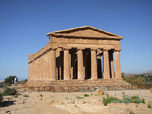Griekse tempel in de vallei van de Tempels