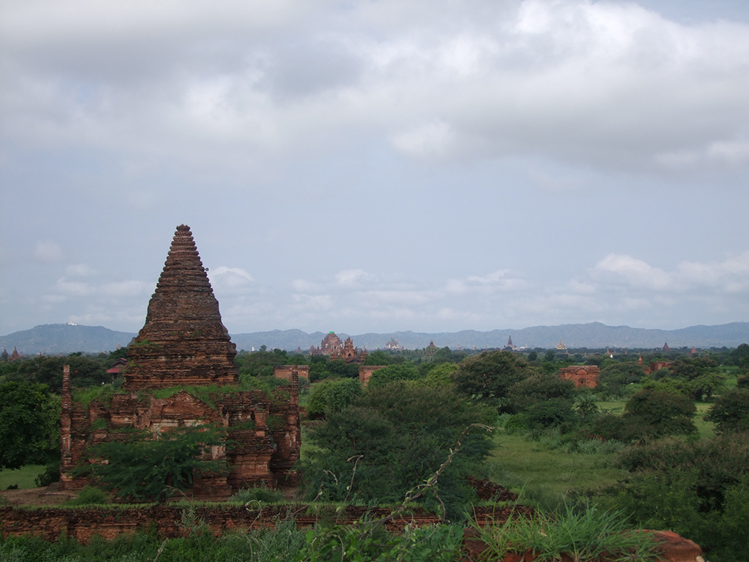 Landschap in Bagan